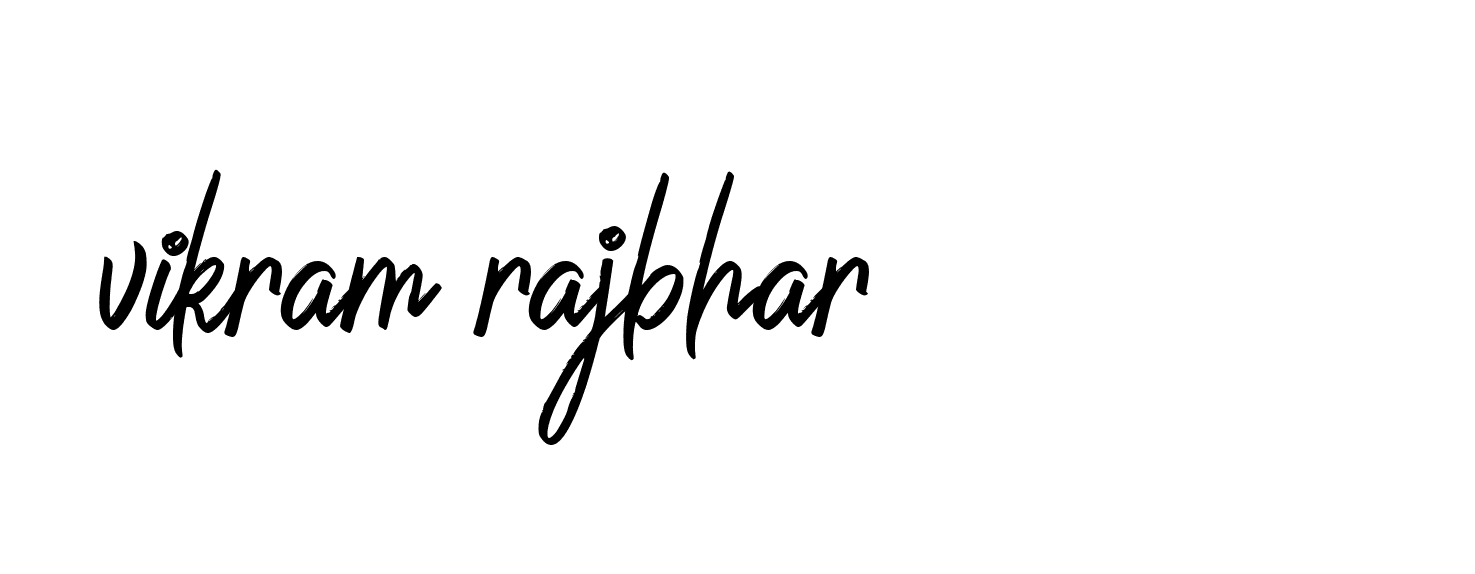 Signature of vikram-rajbhar