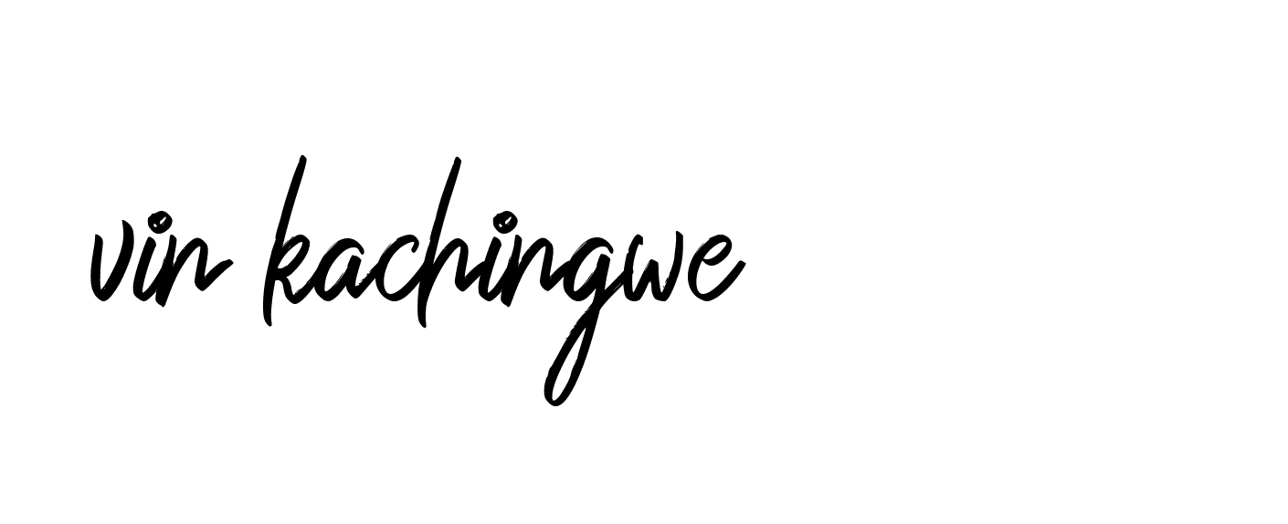 Signature of vin-kachingwe