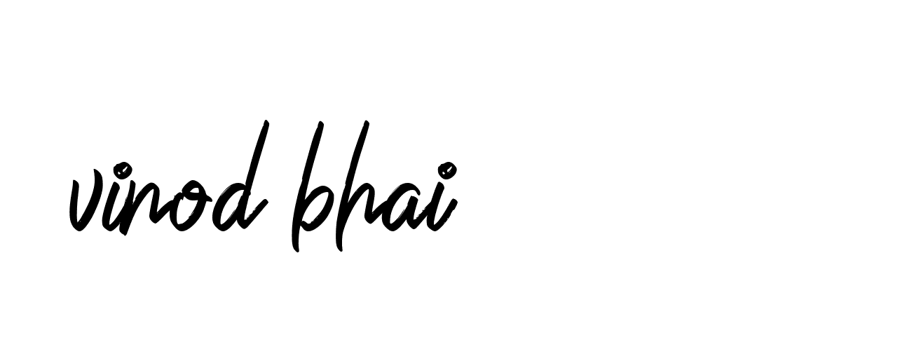 Signature of vinod-bhai-