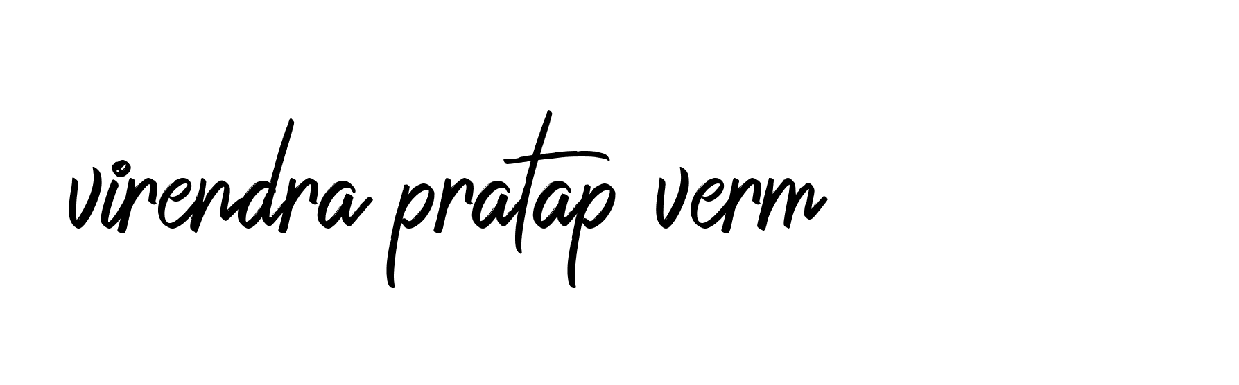 Signature of virendra-pratap-verm