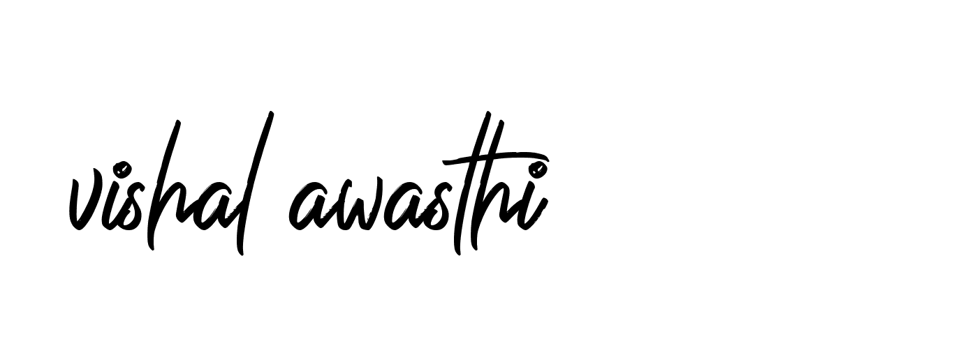 Signature of vishal-awasthi