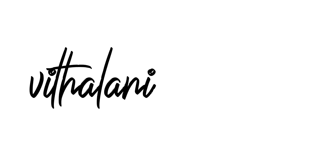 Signature of vithalani