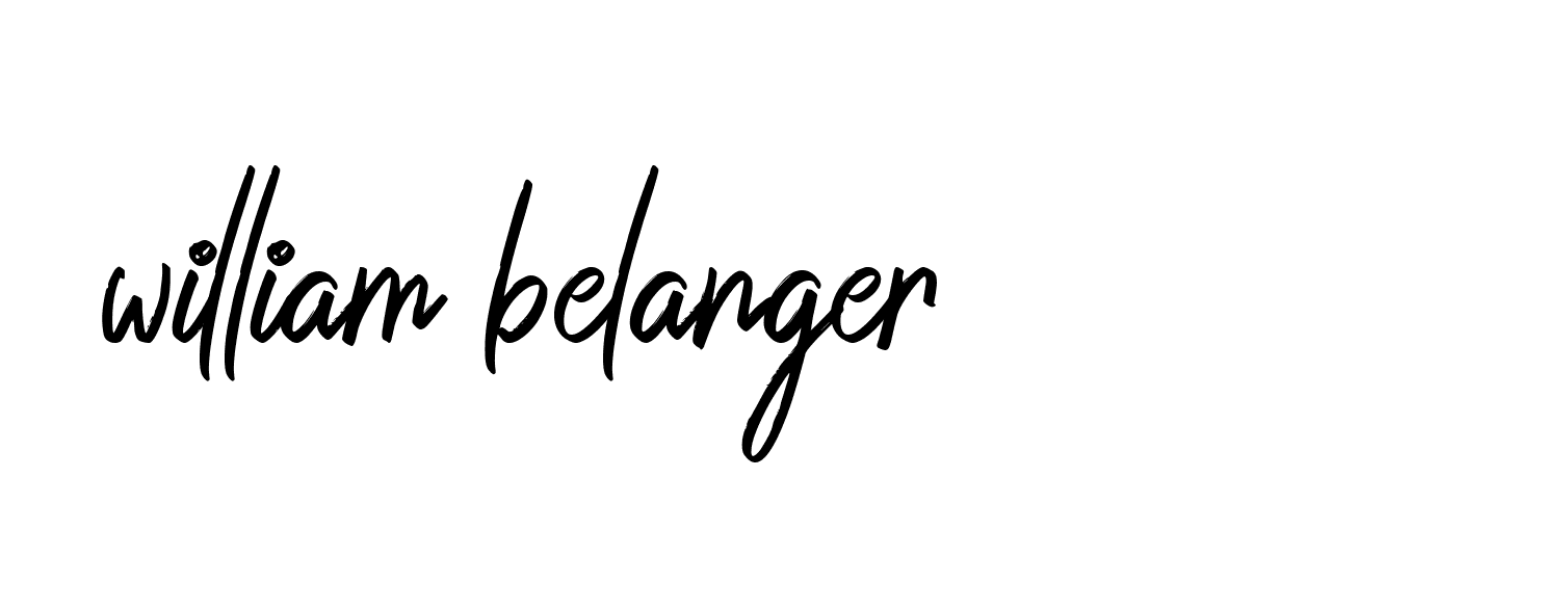 Signature of william-belanger