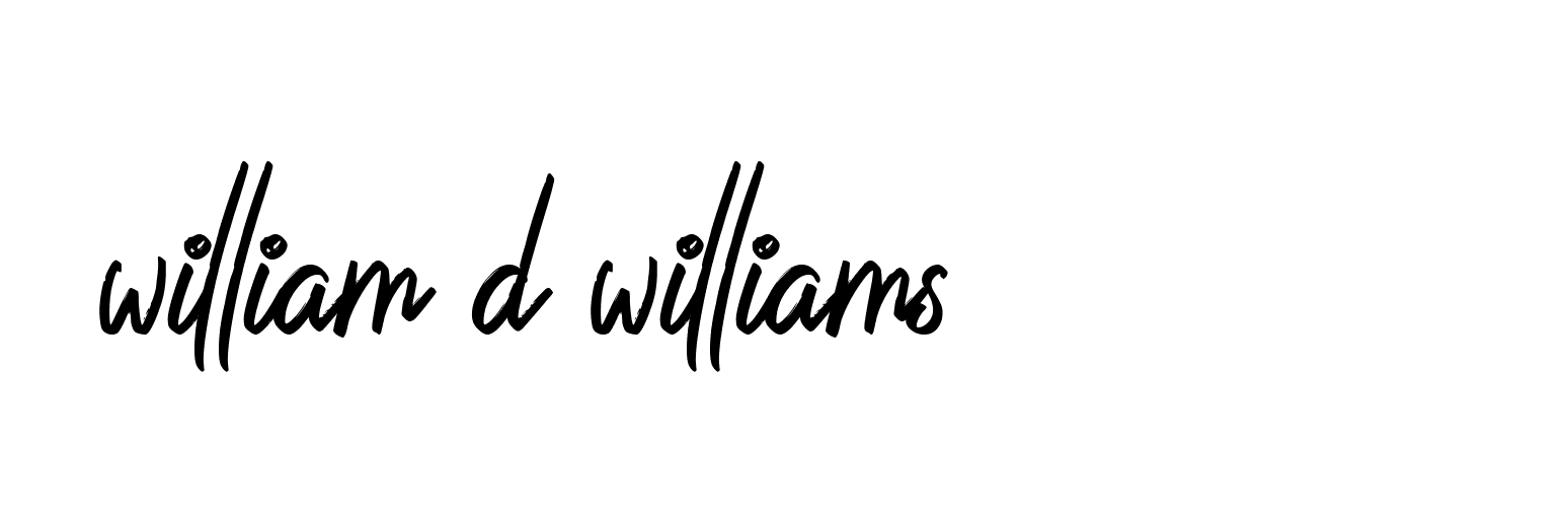 Signature of william-d-williams