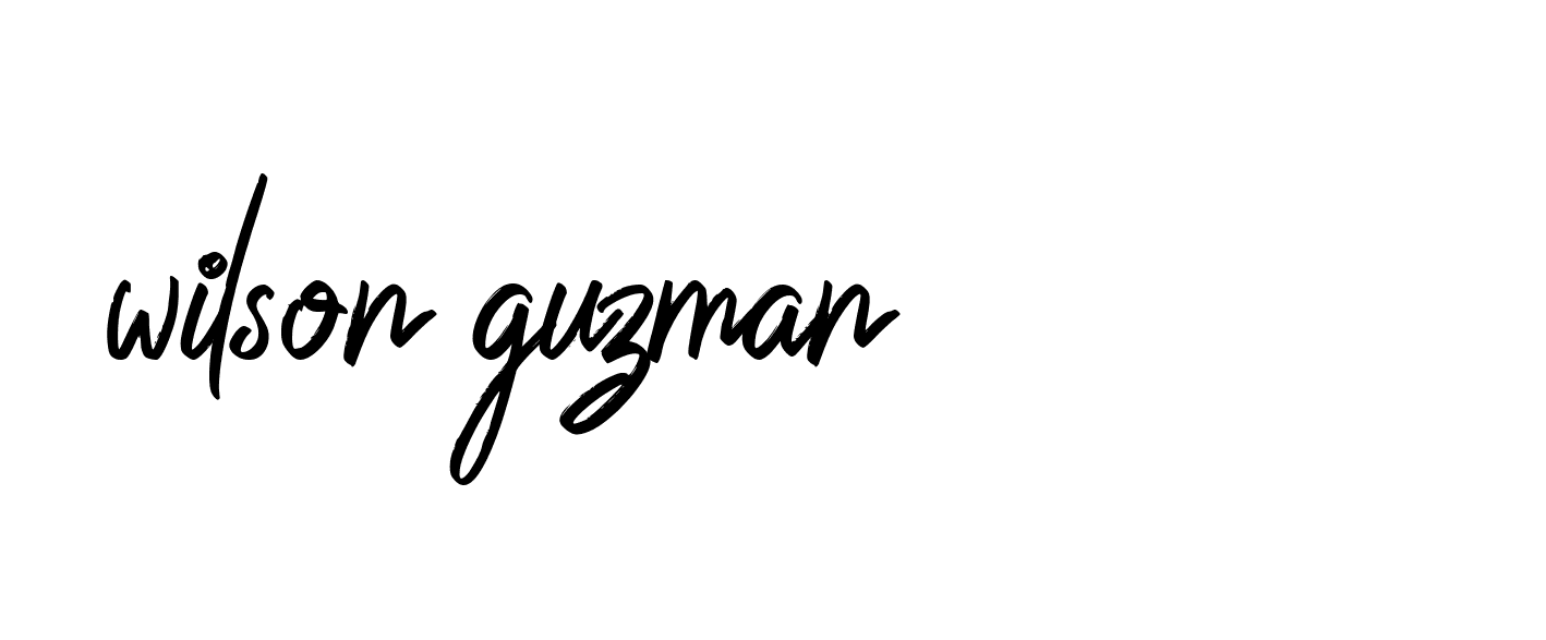 Signature of wilson-guzman