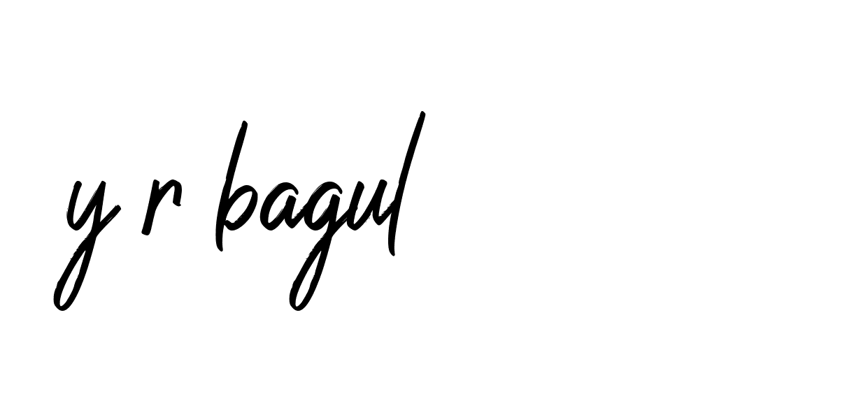 Signature of y-r-bagul