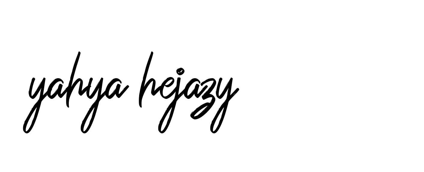 Signature of yahya-hejazy