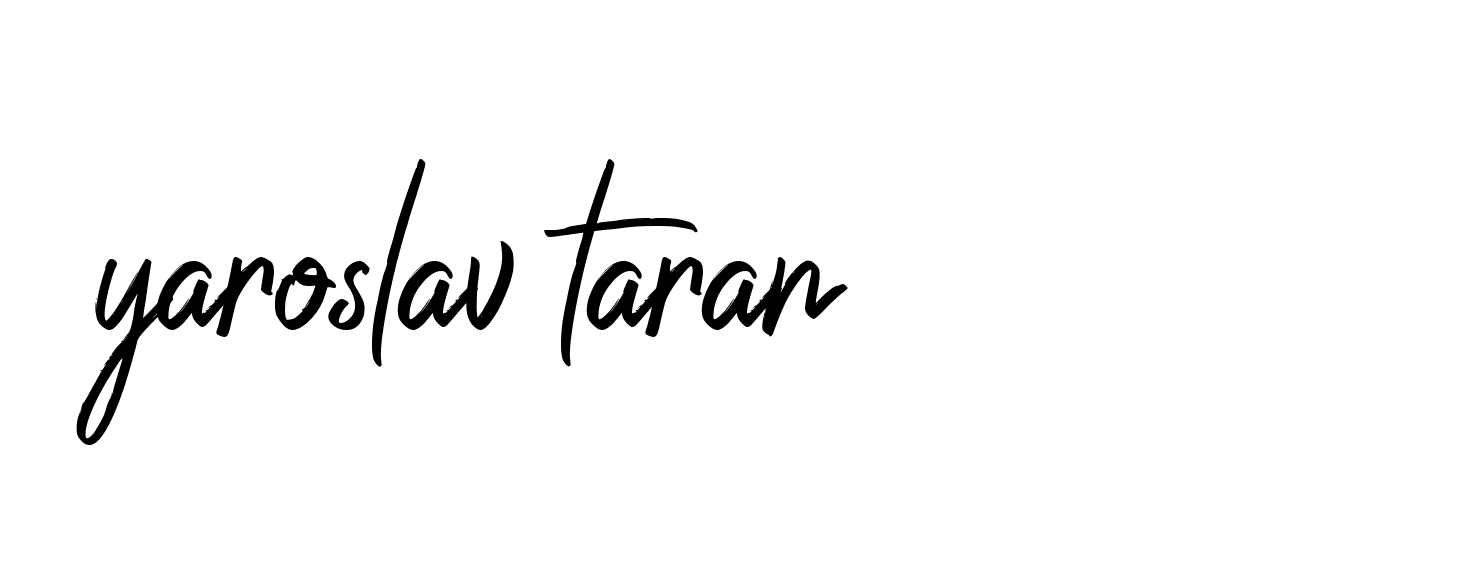 Signature of yaroslav-taran