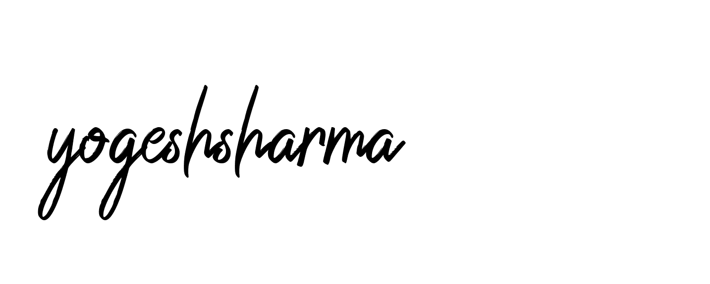 Signature of yogeshsharma