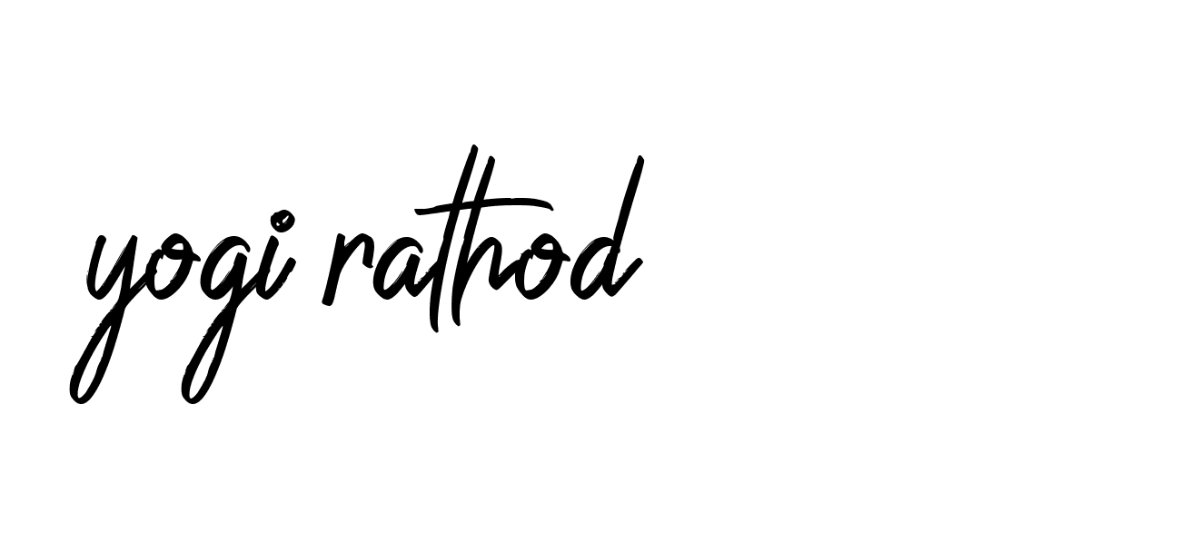 Signature of yogi-rathod