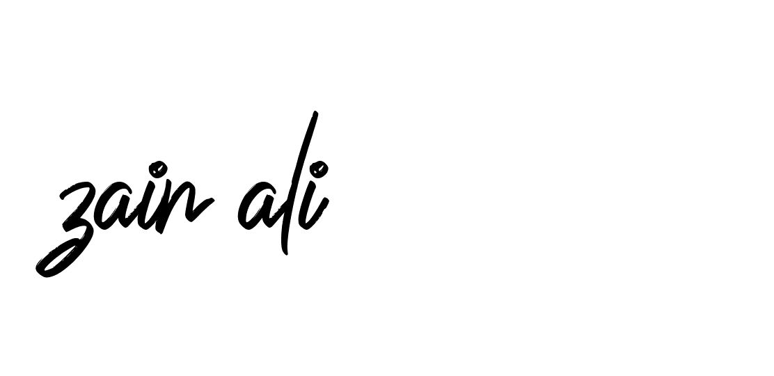 Signature of zain-ali