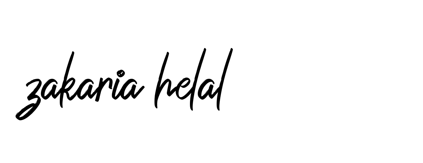 Signature of zakaria-helal