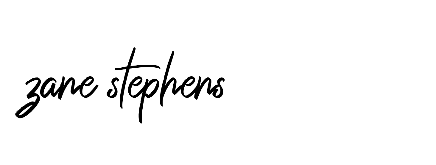 Signature of zane-stephens-