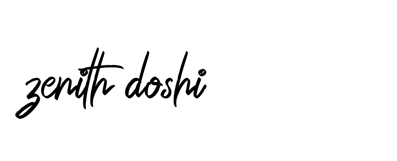 Signature of zenith-doshi