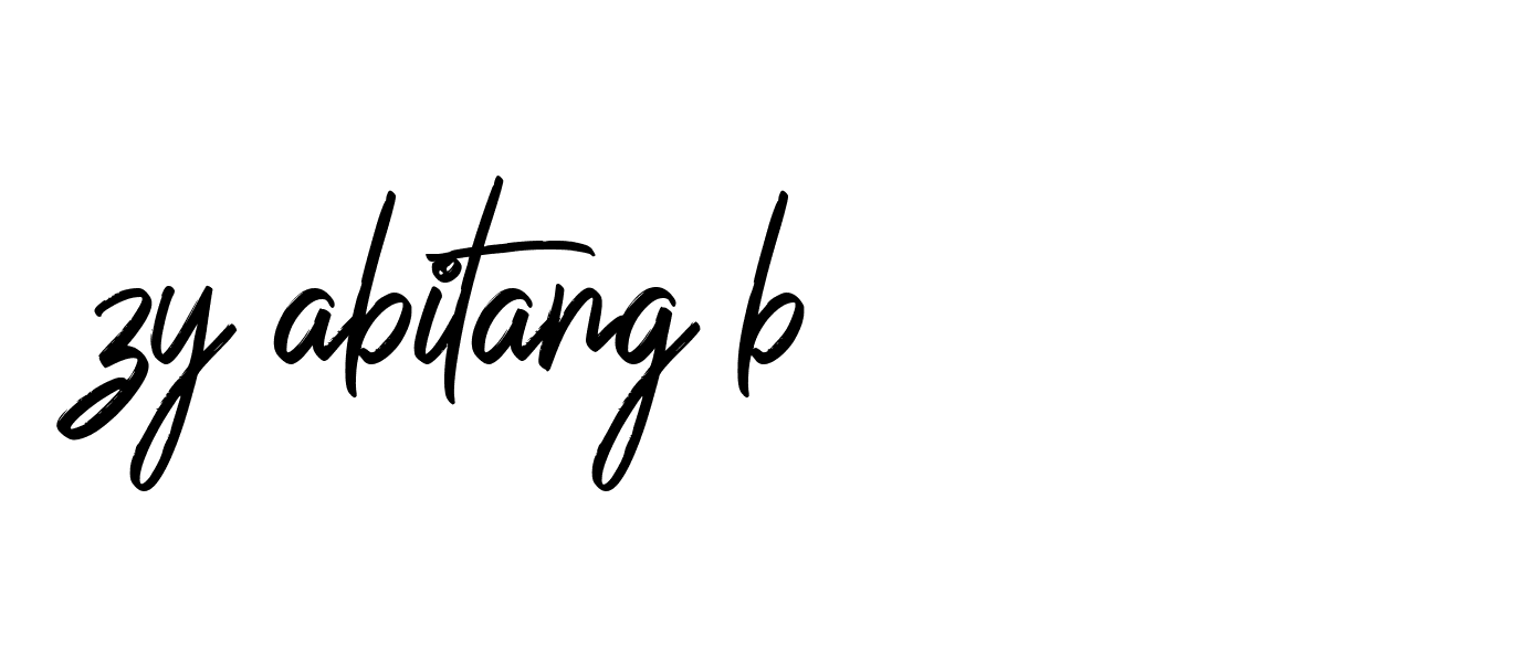 Signature of zy-abitang-b