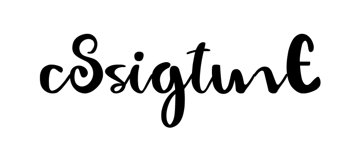 Cs Signature professional signature design