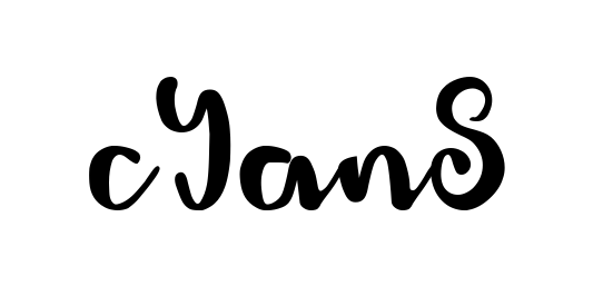 Cyan S professional signature design