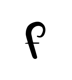 F professional signature design