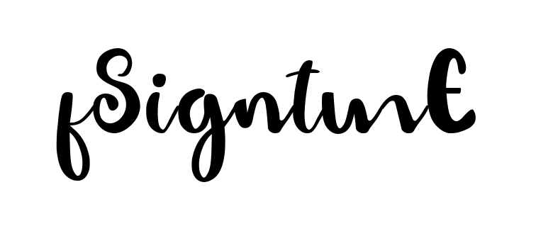 F Signature professional signature design