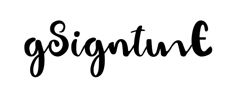 G Signature professional signature design