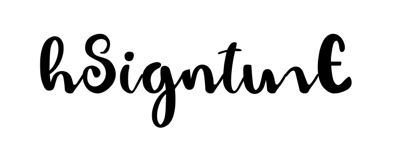 H Signature professional signature design