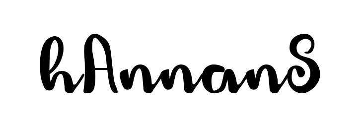 Hannan S professional signature design