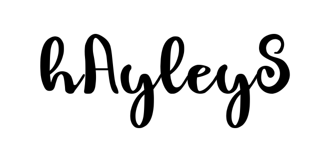 Hayley S professional signature design