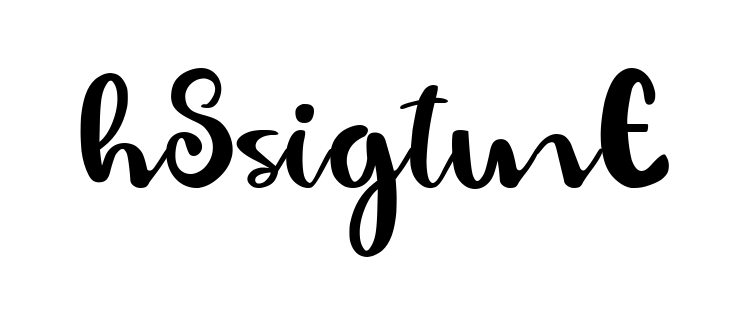 Hs Signature professional signature design
