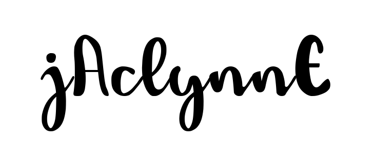 Jaclynne professional signature design