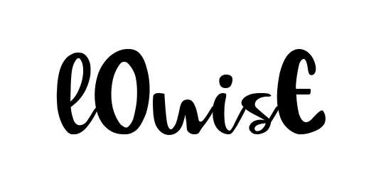 Louise professional signature design