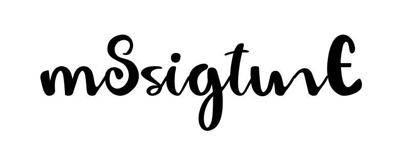 Ms Signature professional signature design