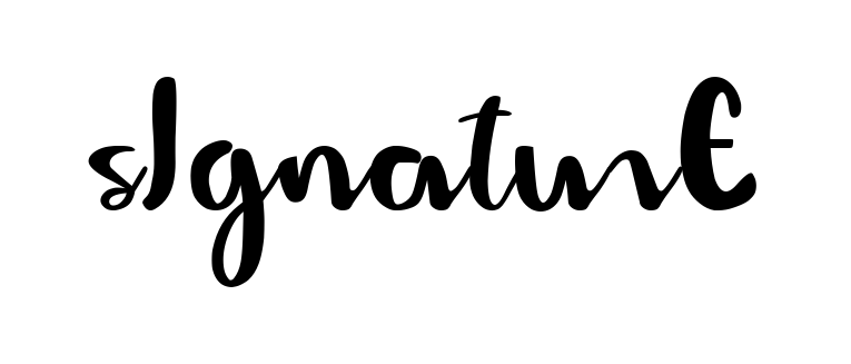 Signature professional signature design