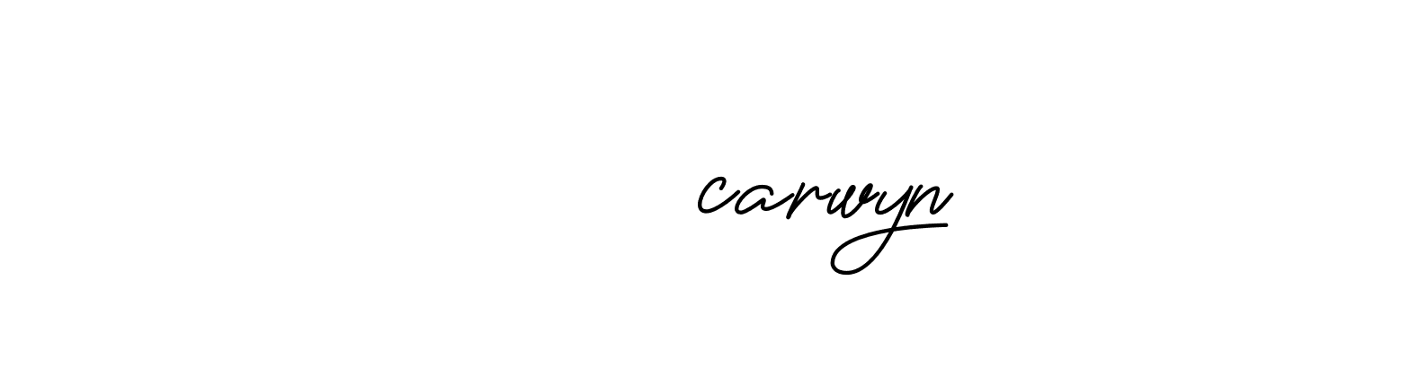 Signature of -----------carwyn