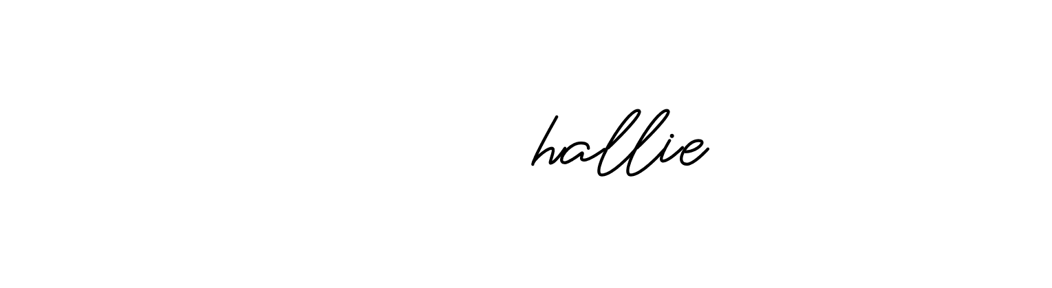 Signature of -----------hallie