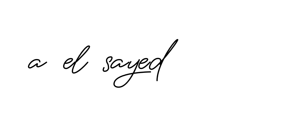 Signature of a-el-sayed