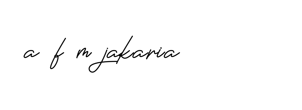 Signature of a-f-m-jakaria