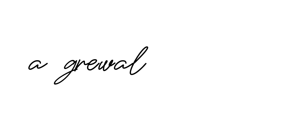 Signature of a-grewal