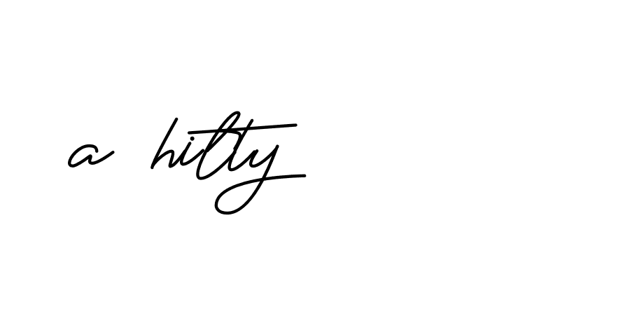 Signature of a-hilty