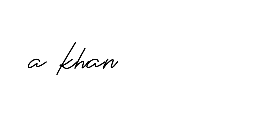 Signature of a-khan