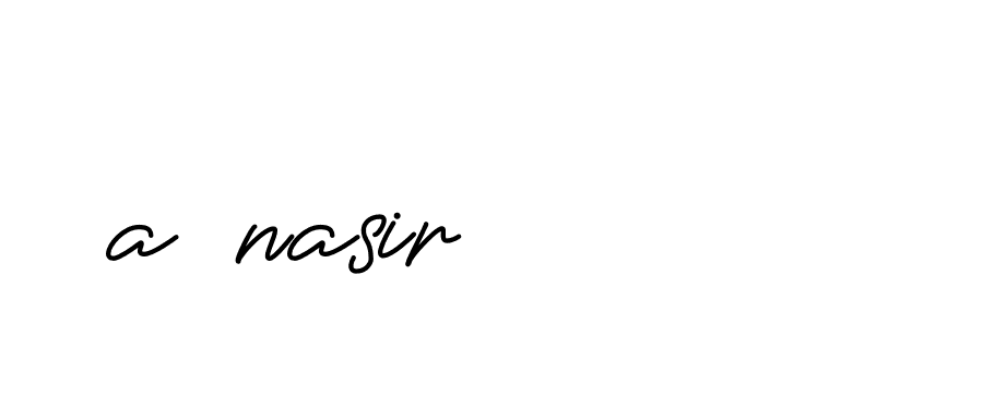 Signature of a-nasir