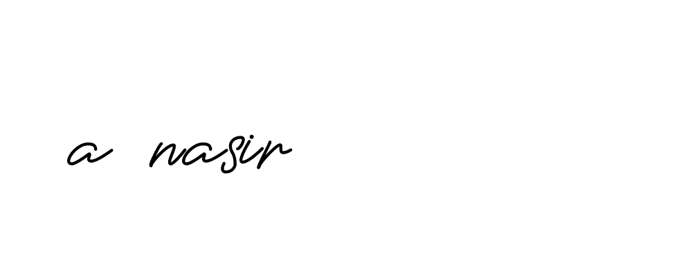 Signature of a-nasir-