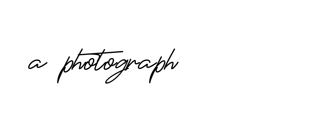 Signature of a-photograph