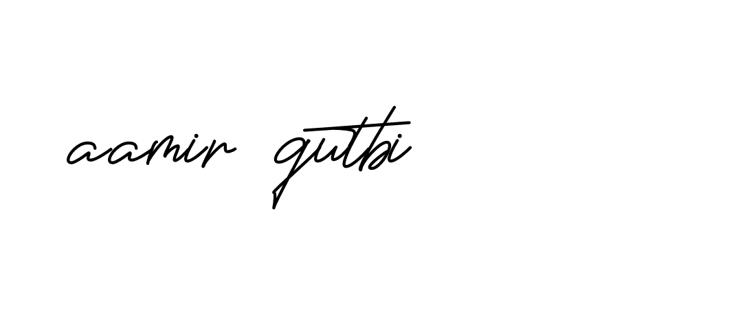 Signature of aamir-qutbi