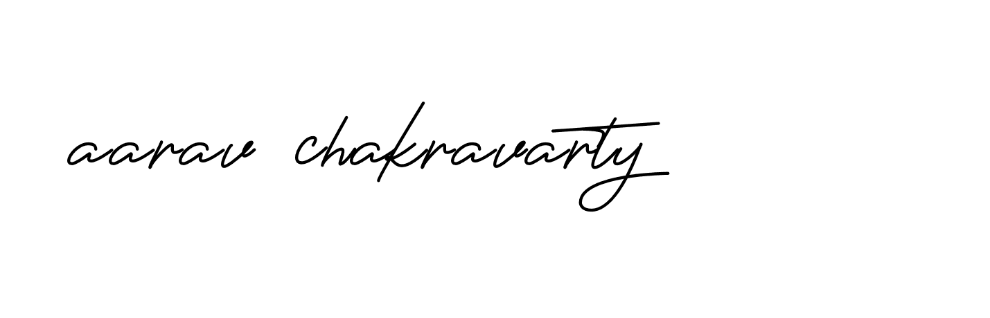 Signature of aarav-chakravarty