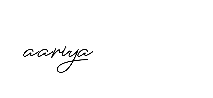 Signature of aariya