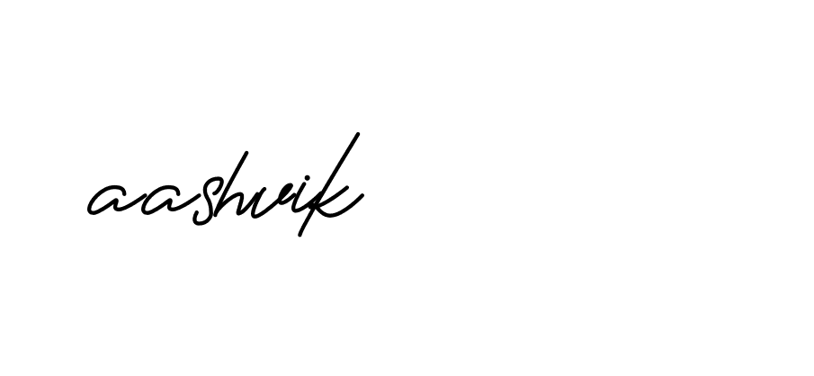 Signature of aashvik