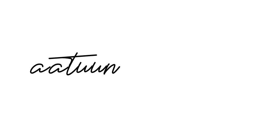 Signature of aatuun