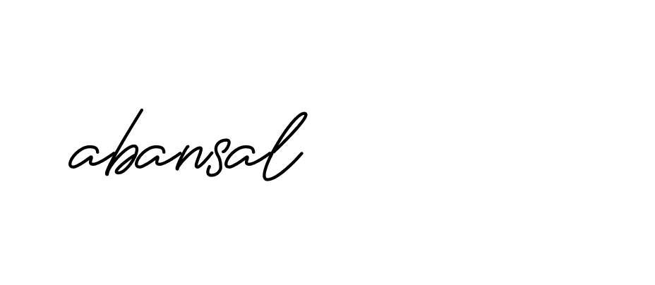 Signature of abansal