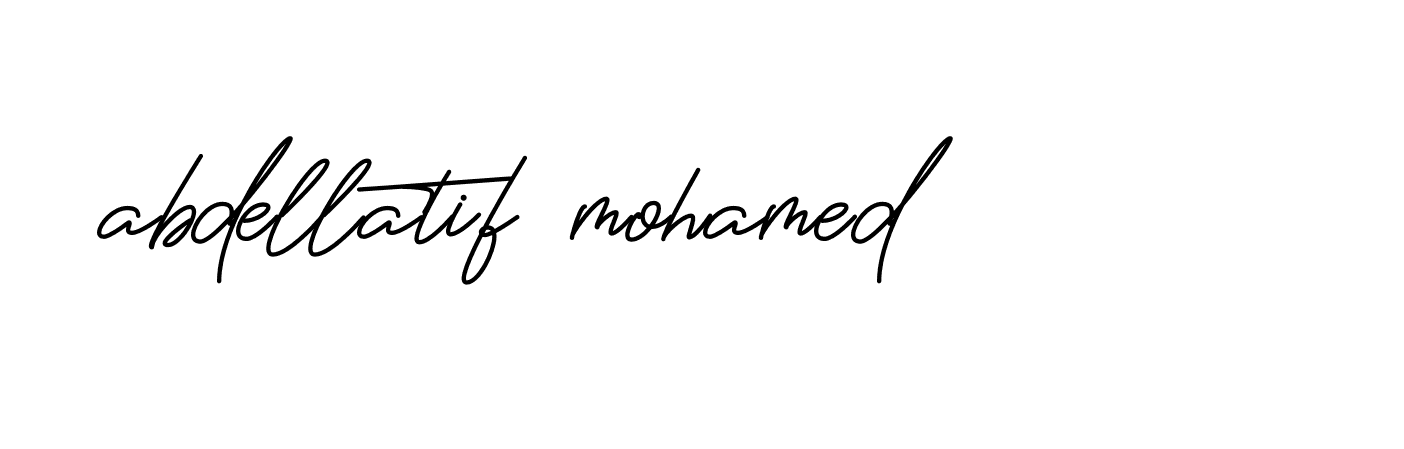 Signature of abdellatif-mohamed