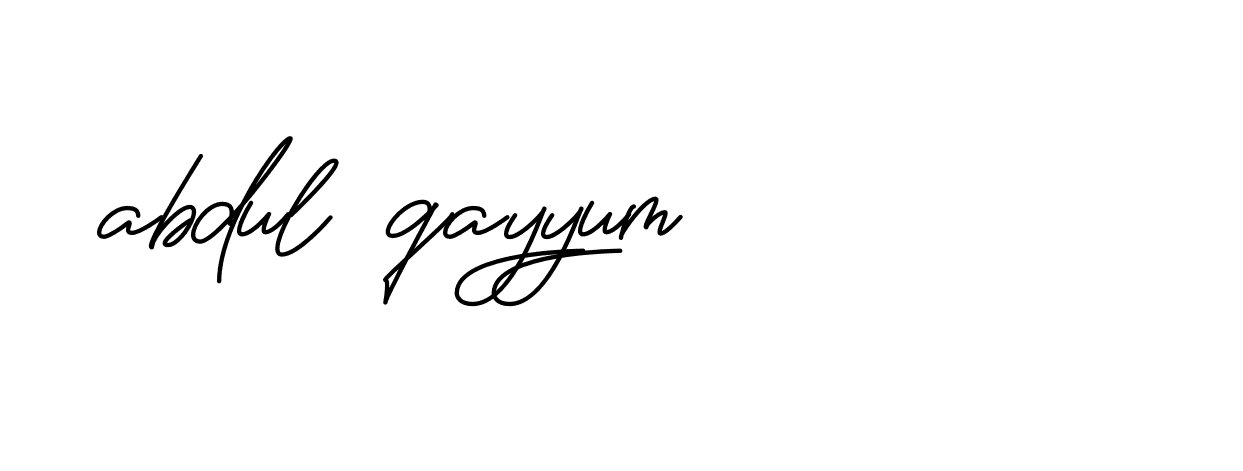 Signature of abdul-qayyum-